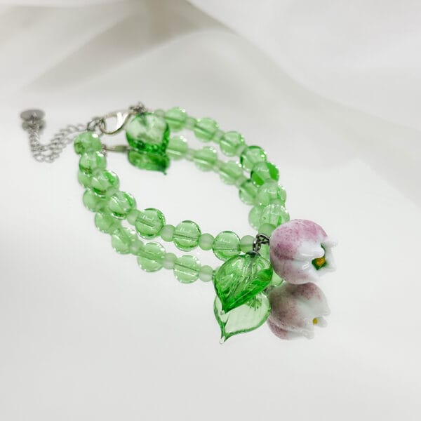 bratara murano floare din vis