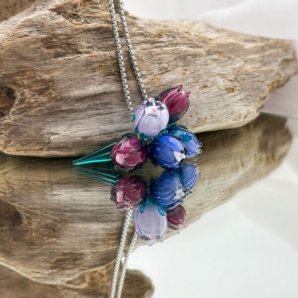 Pandantiv Murano Blooming in Violet