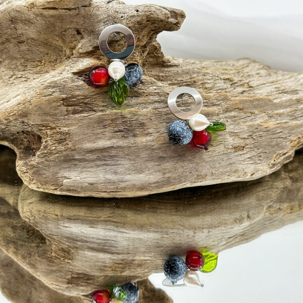 Cercei Murano Berries & Pearls