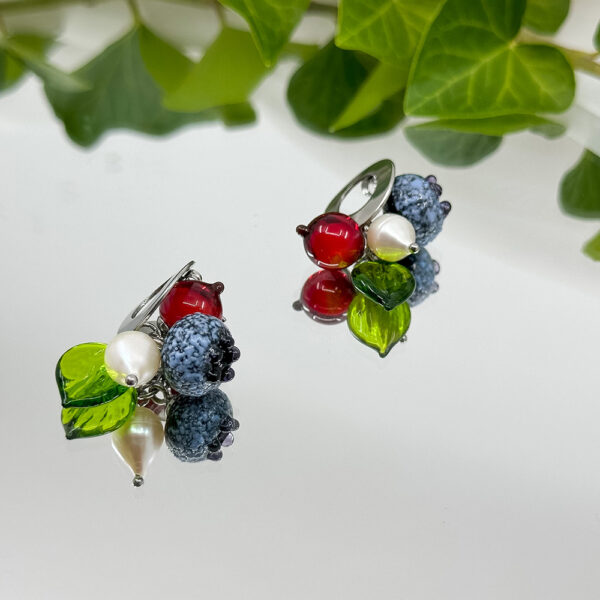 Cercei Murano Berries & Pearls
