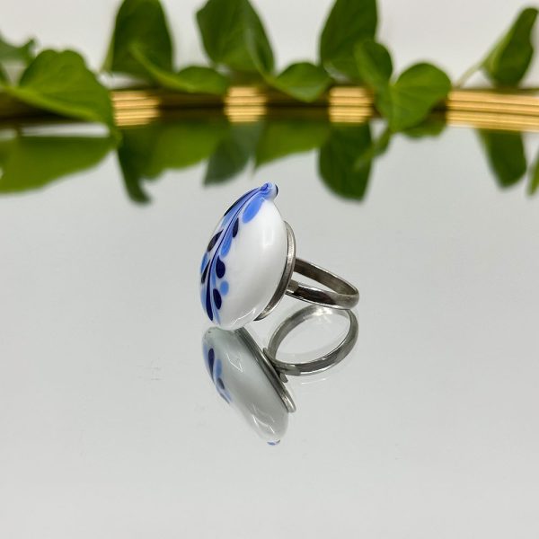 Inel Murano Blue Branch