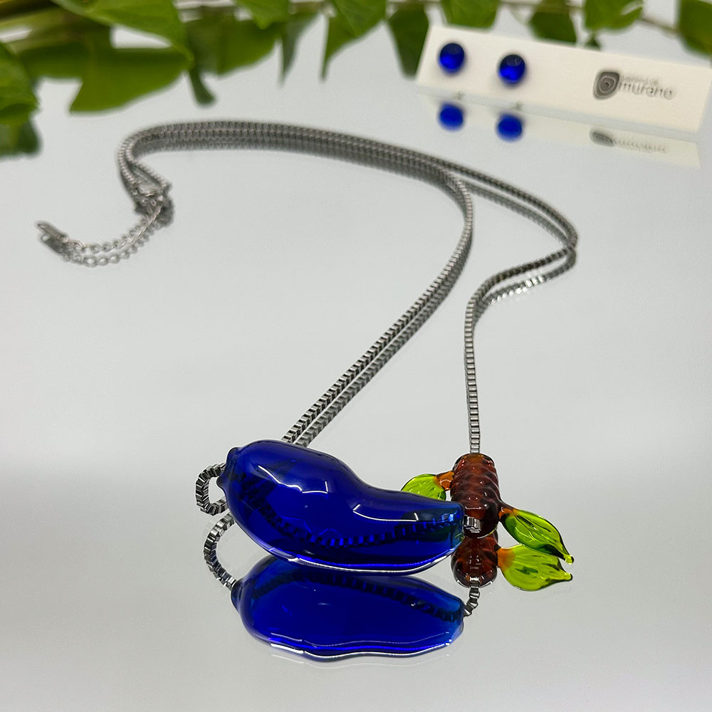 pandantiv murano ultramarine